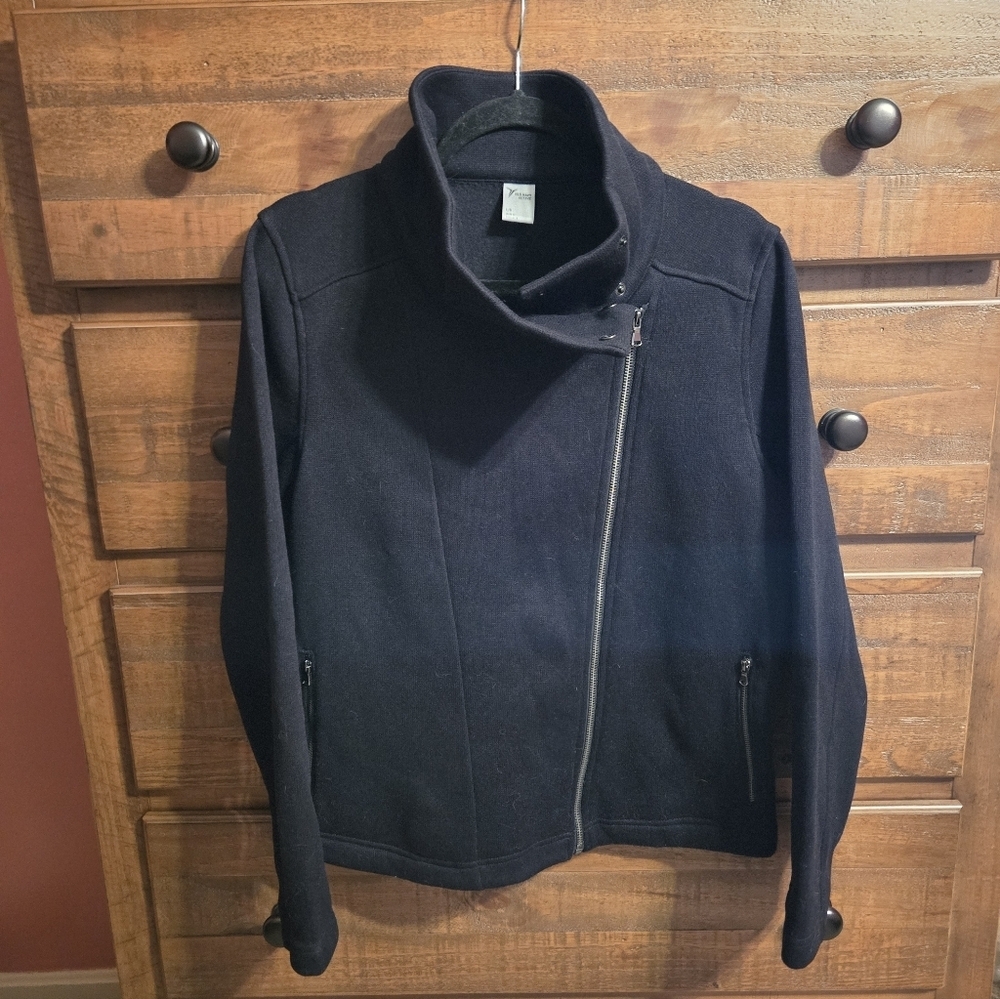Old Navy Active Asymmetrical Cowl Neck Jacket.  Size L